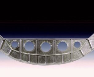 Industrial furnace heat treatment aerospace parts